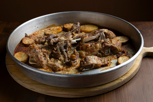 lamb/goat in a sack
